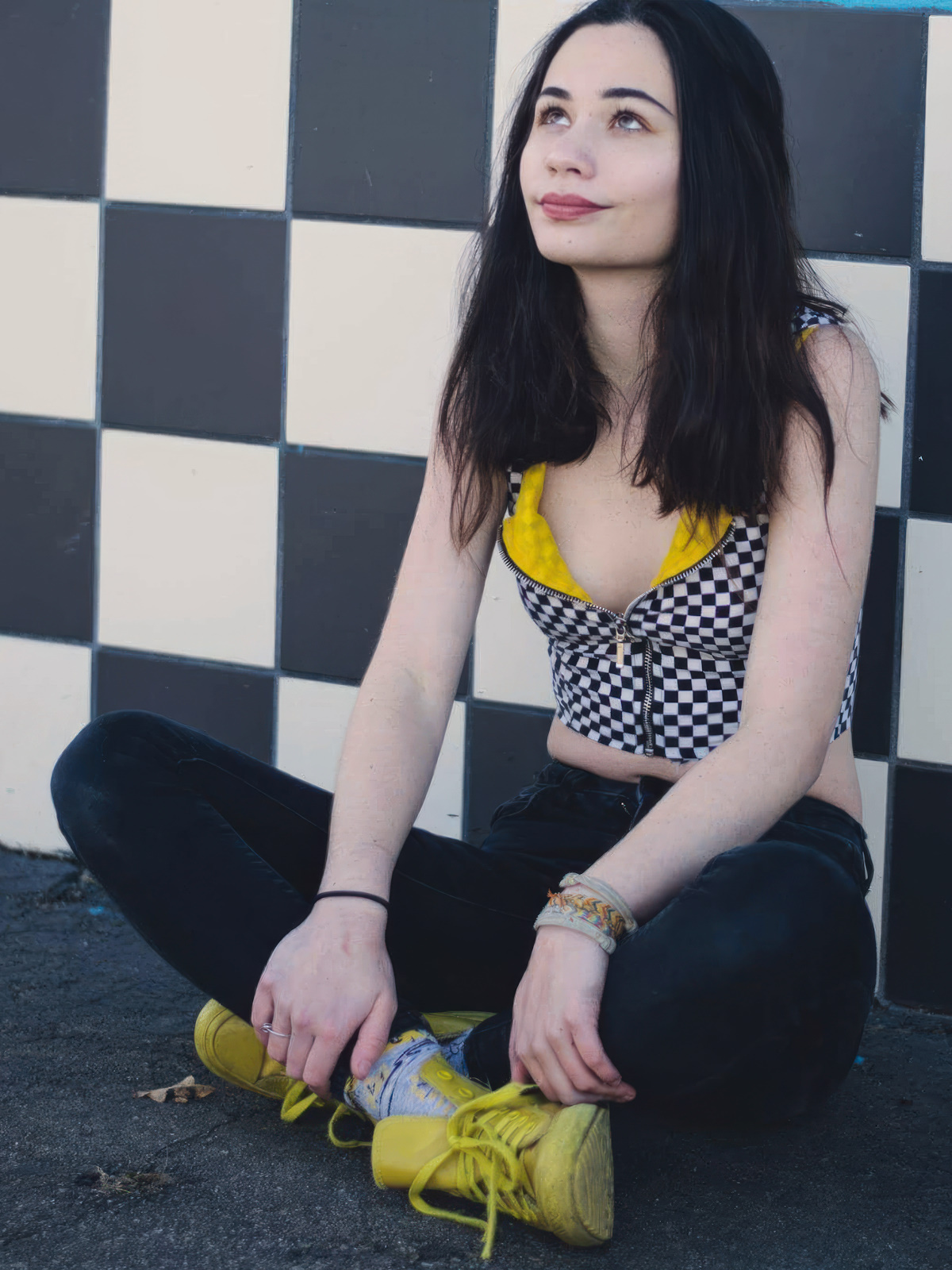 petite native american girl bella is a cute punk — 41