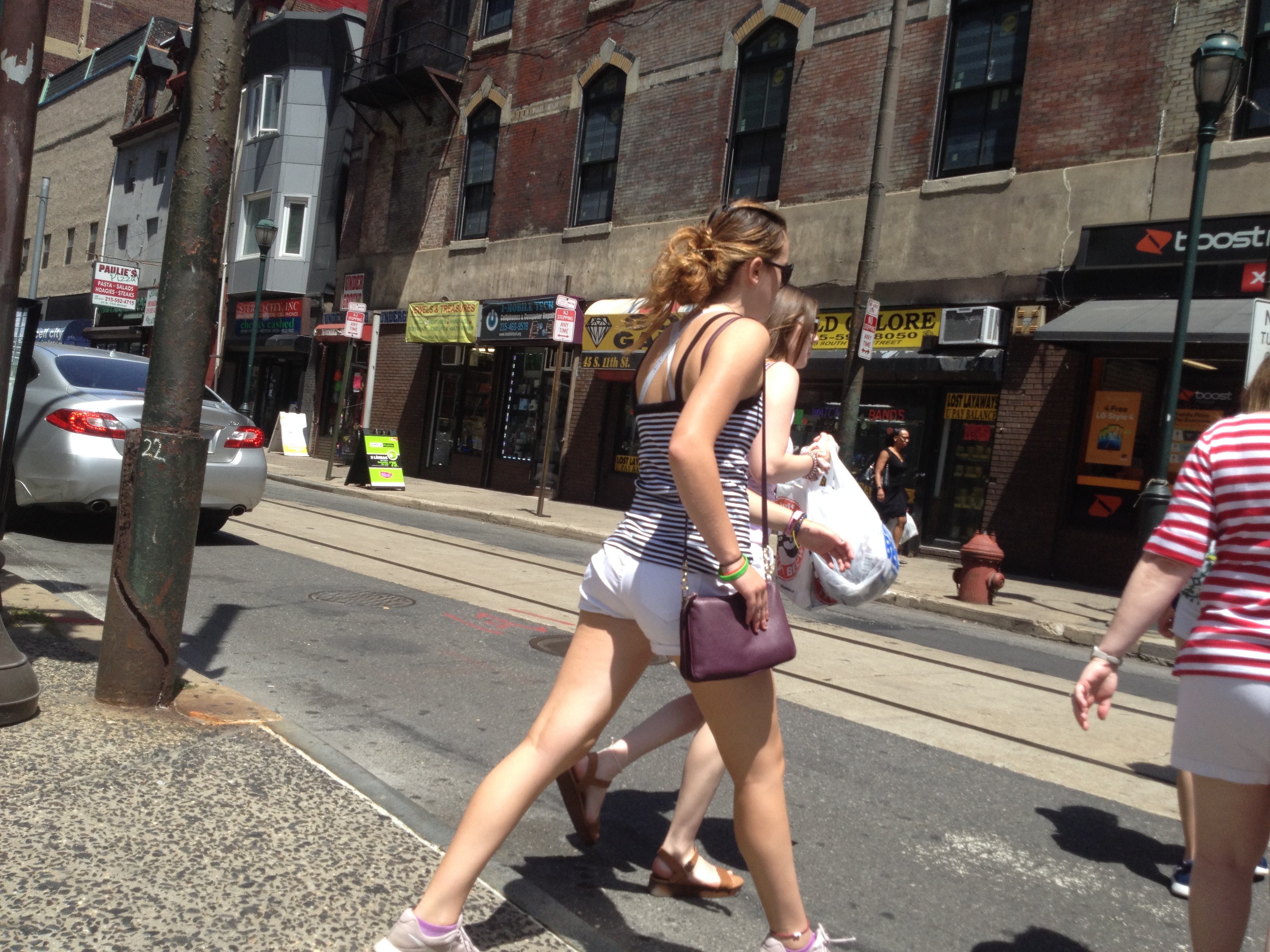 Candid Teen VPL in the City — 34