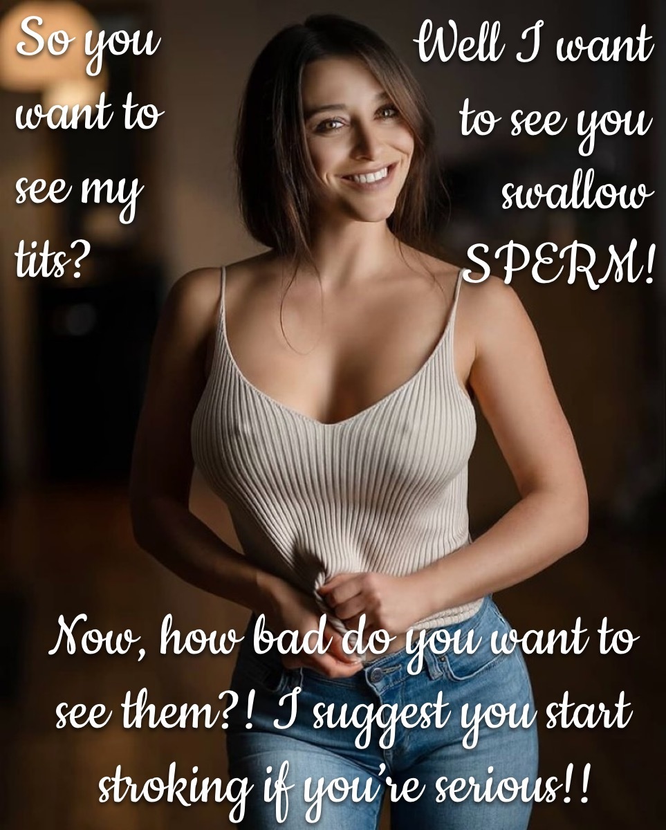 Cum fetish captions — 23