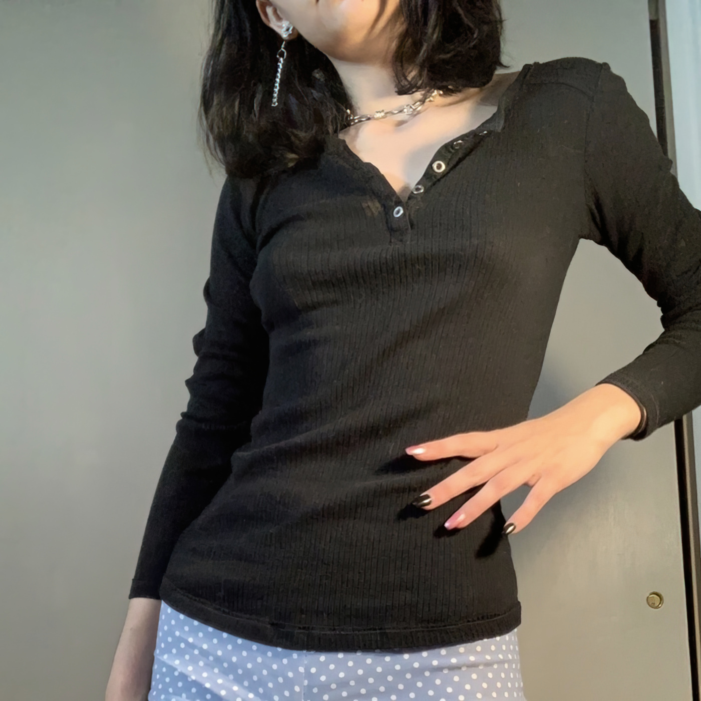 petite native american girl bella is a cute punk — 30