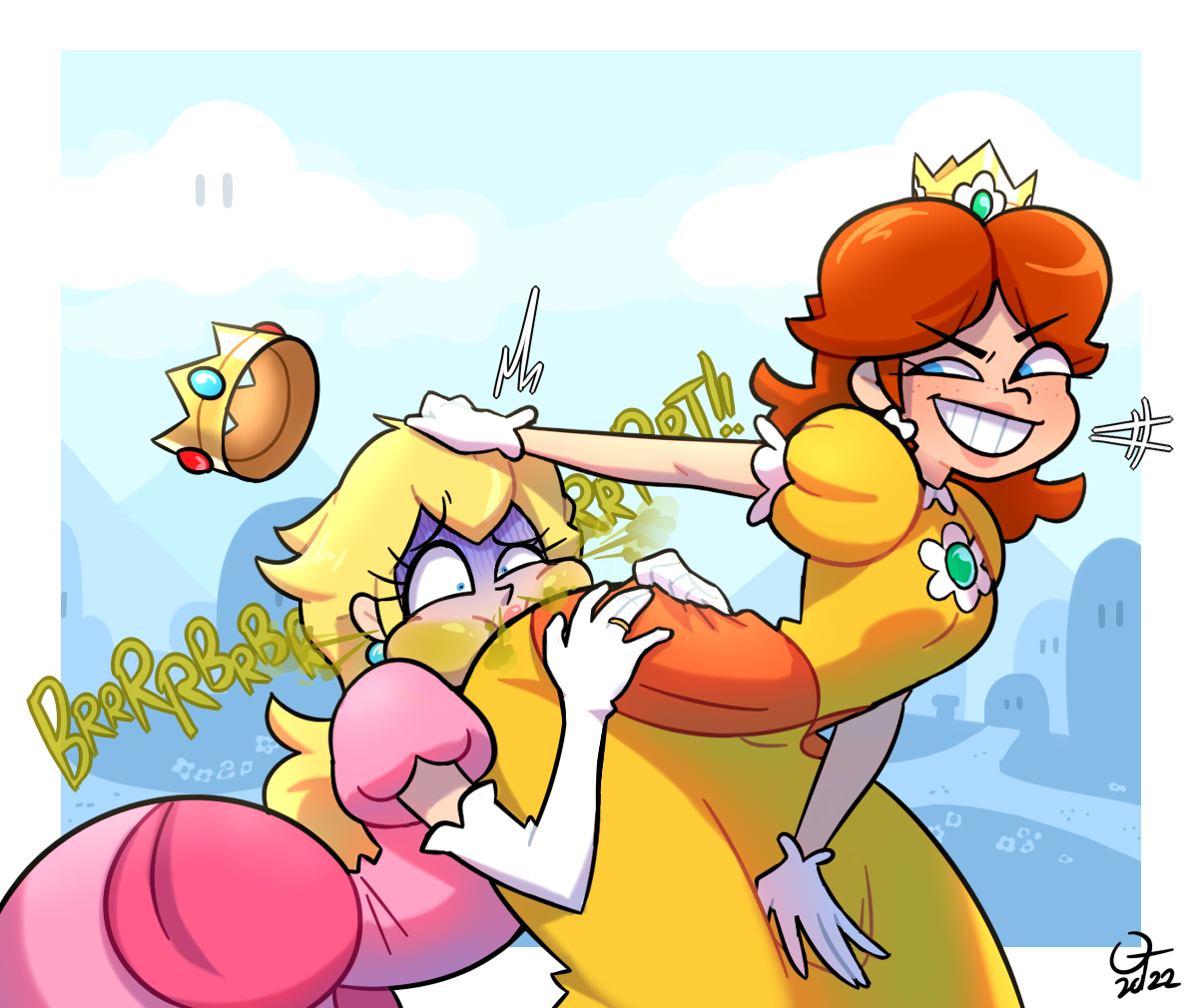 Princess Daisy Farting and Pooping — 59