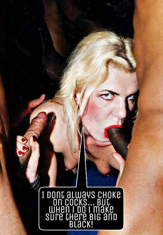 Sucking blonde mature slut whore Coco Interracial — 20