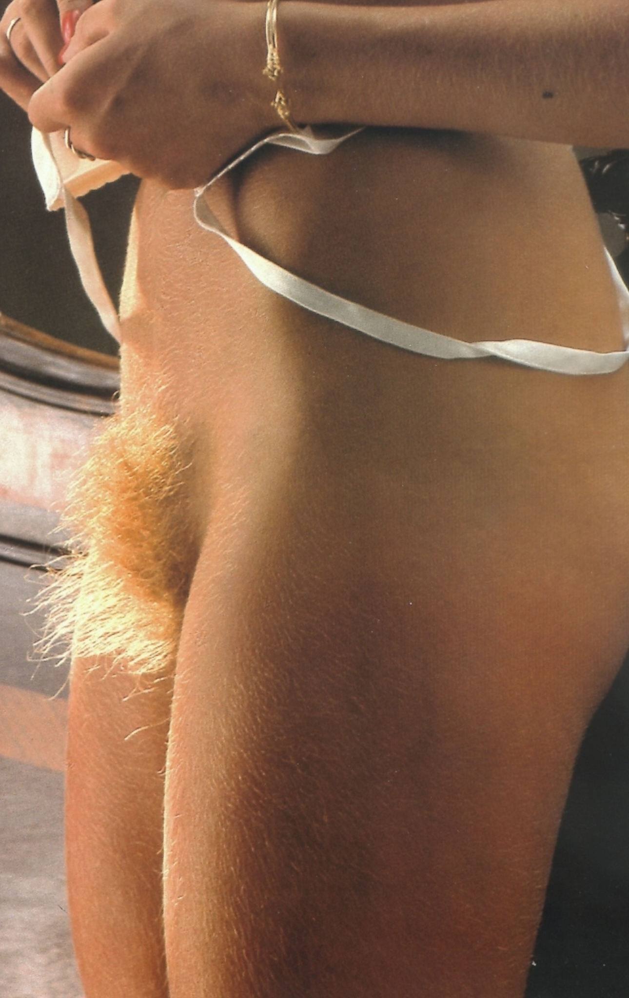 Vintage Magazine Pictorial % 21 Hairy Blonde Pussy — 15