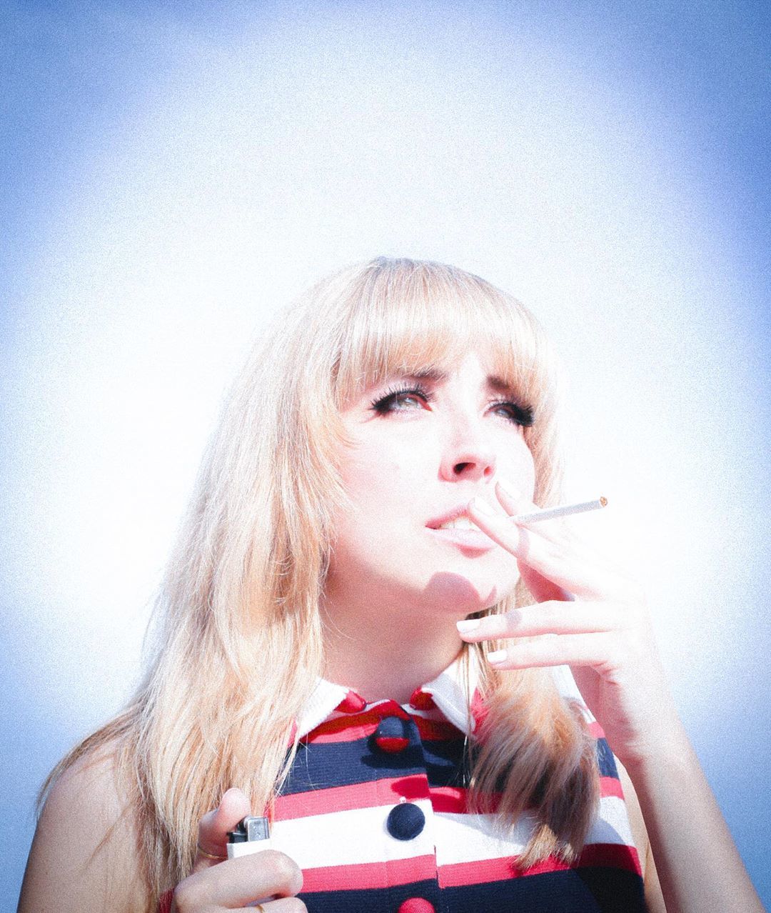 #2 Women With Bangs Smoking Cigarettes !!!! — 14